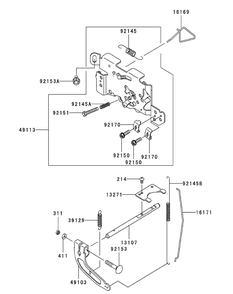 Fh641v-Aw04 Control Equipment Diagram and Parts List for ENFORCER48 53AI3AGV750-21HP Cub Cadet Lawn Tractor